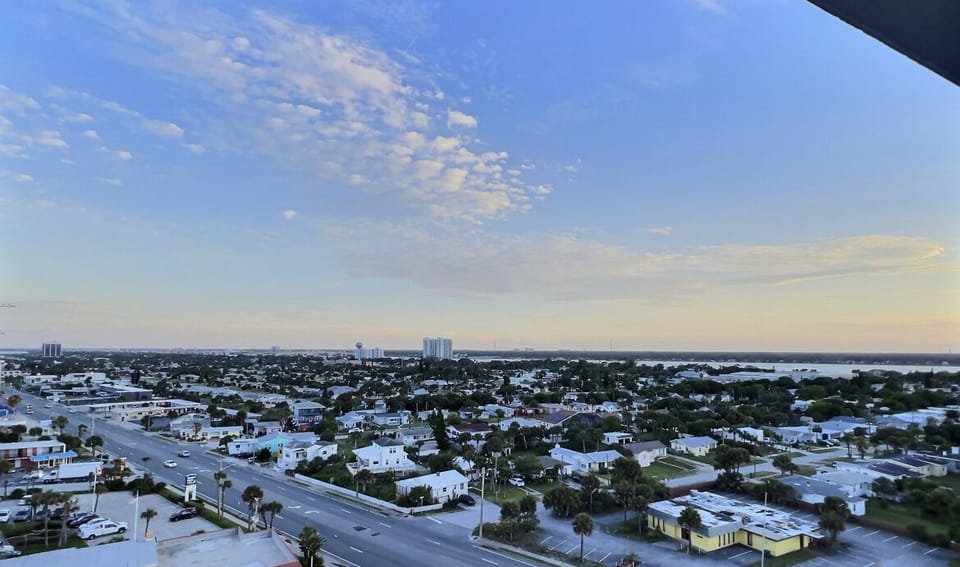 Balcony view overlooking Daytona Beach