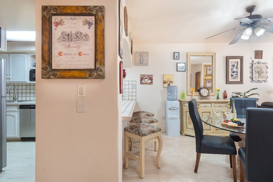 kitchen and dining table