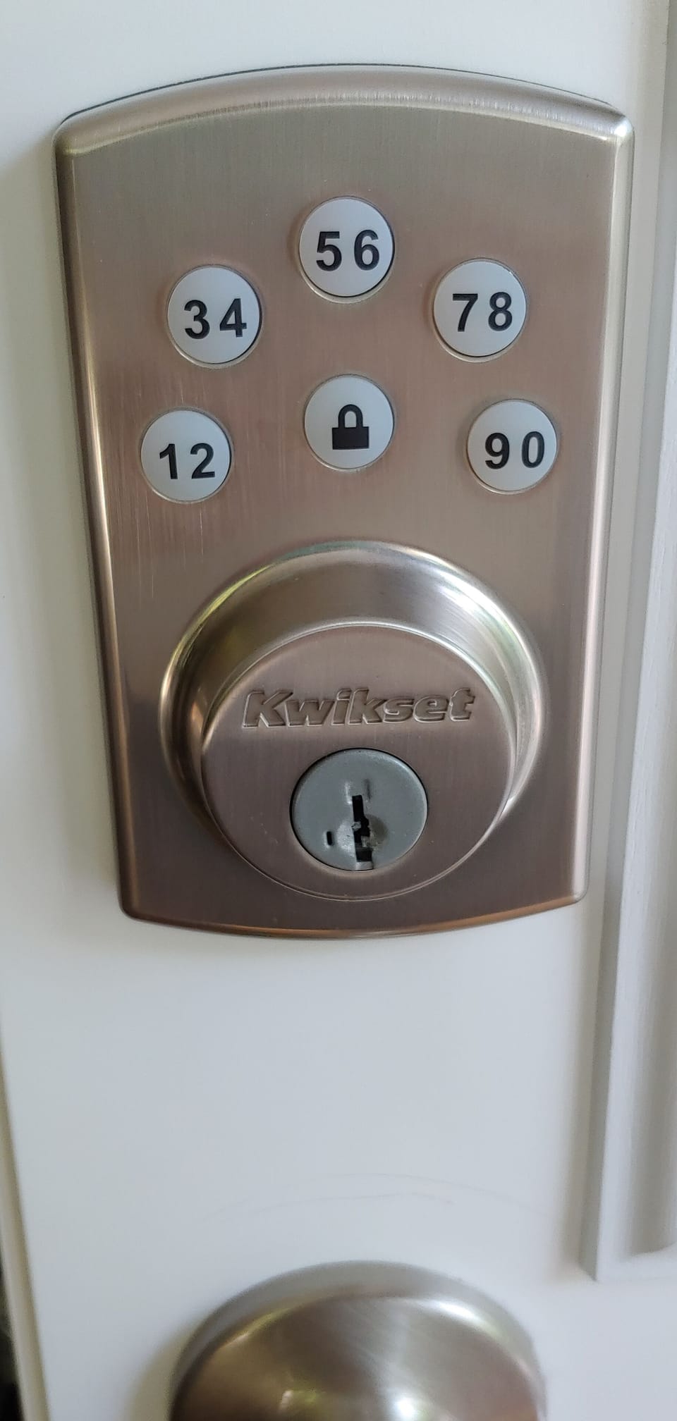 Keypad entry.  As always, if you have questions, just ask!