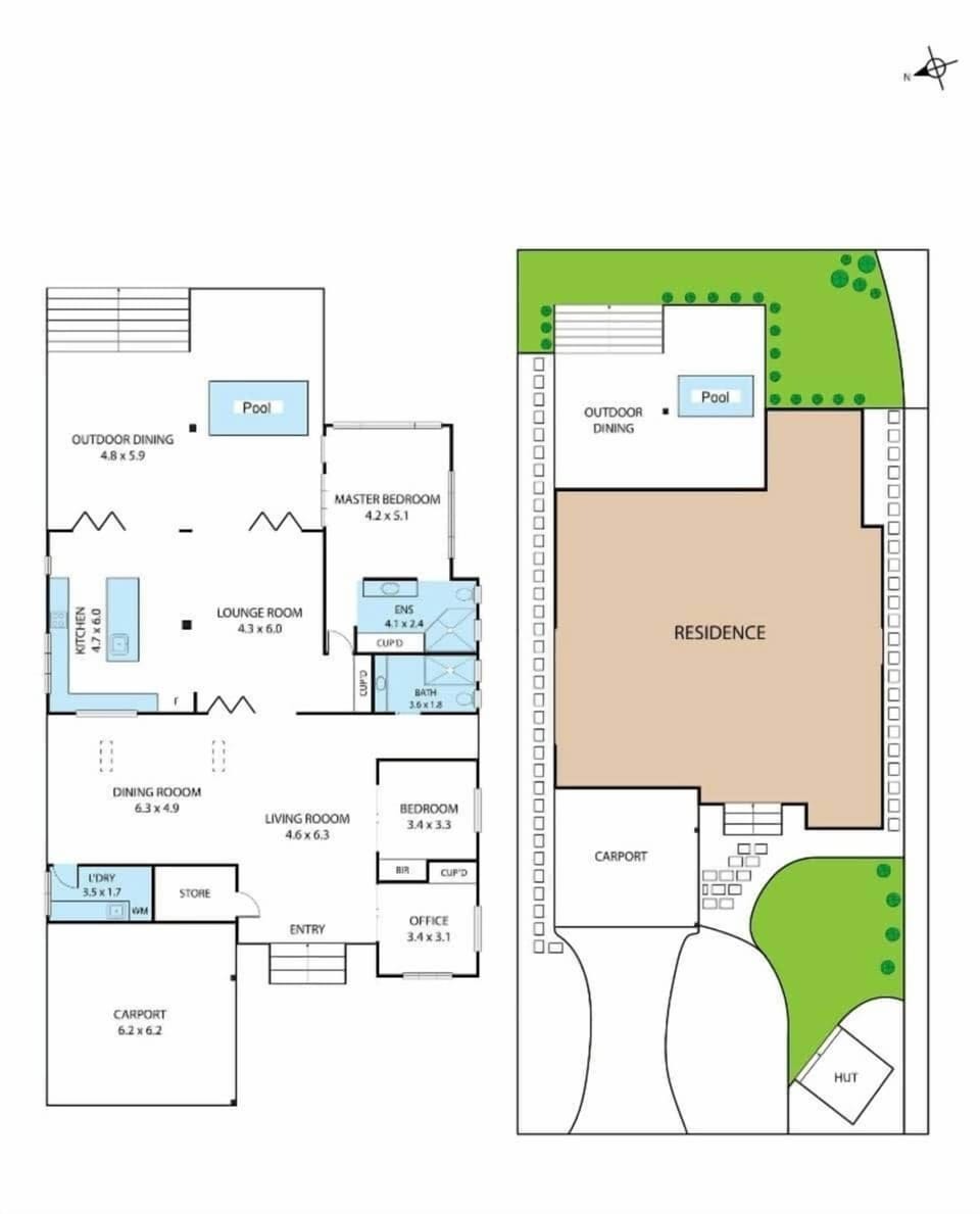 Ripples at Mission Beach - Floor Plan
