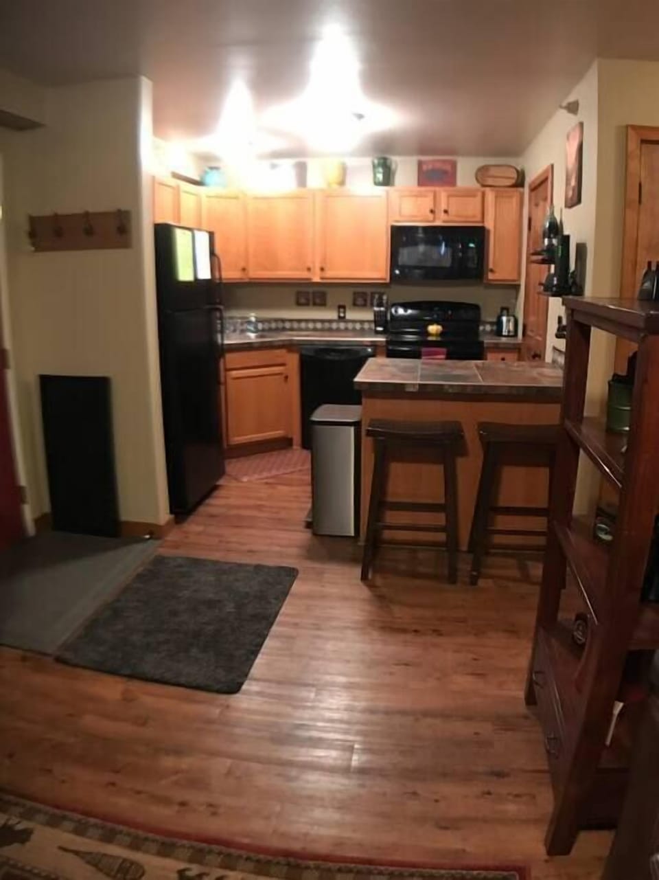 Kitchen View from Living Room