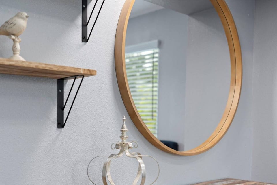 Full sized dresser and large closet to spread out your things