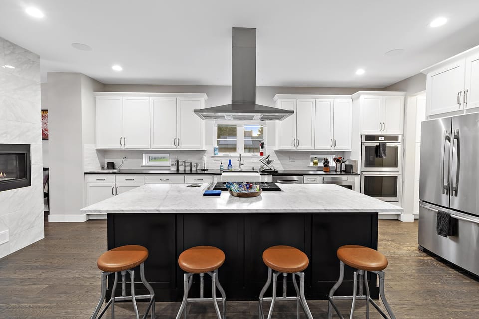Island in kitchen