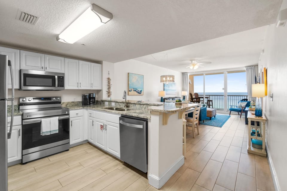 Kitchen and Living Area