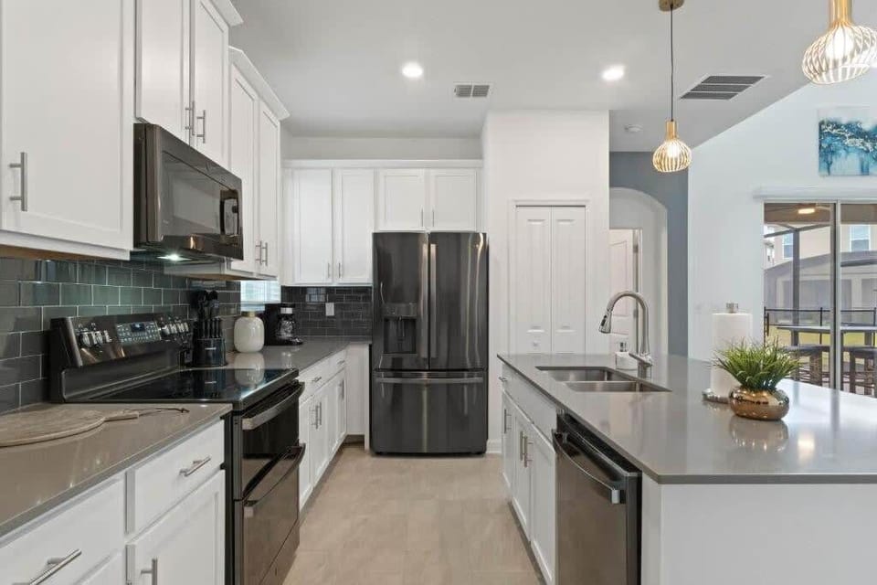 We have state-of-the-art appliances and so much counter space for your kitchen creations.
