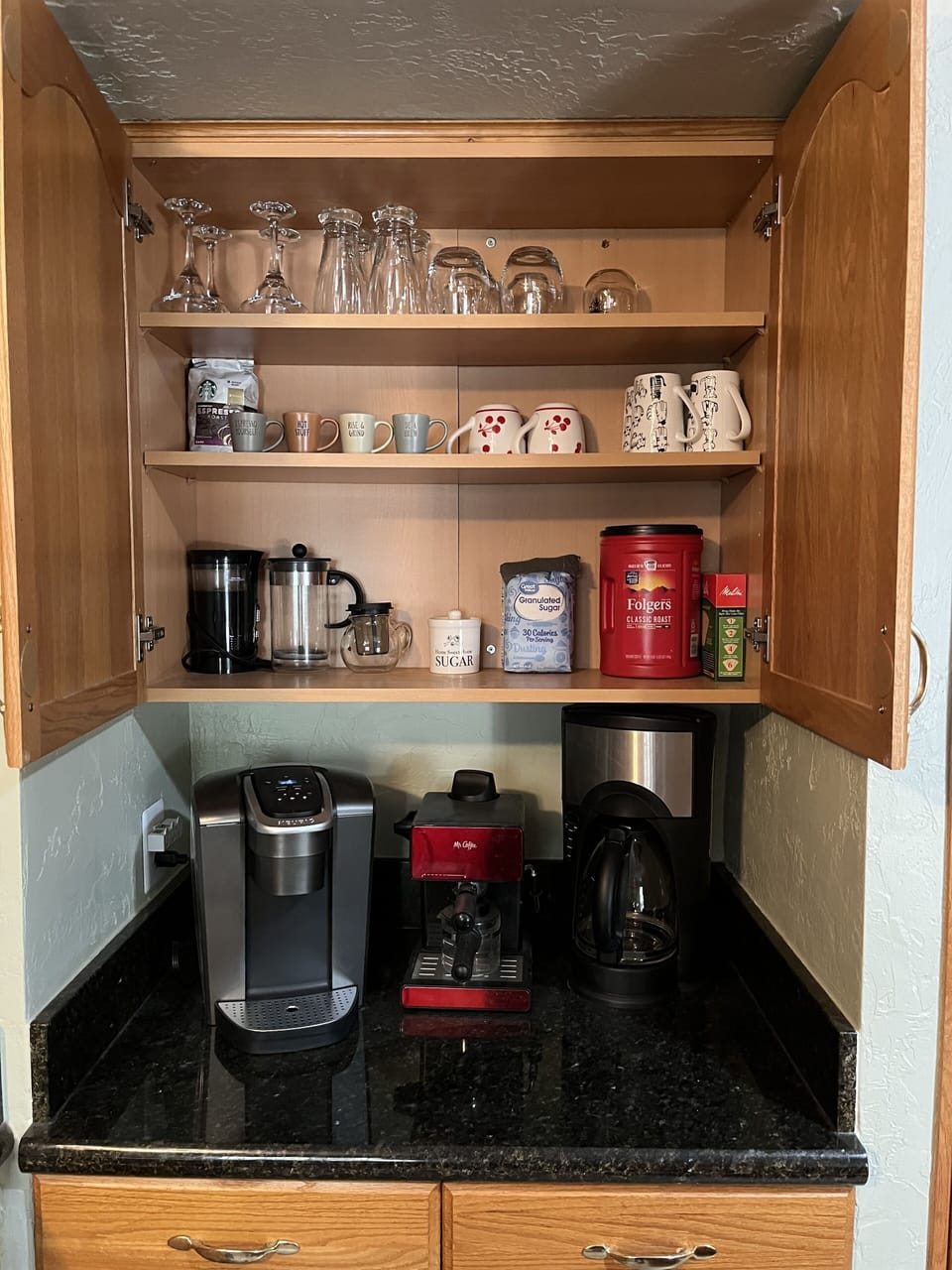 We have a coffee bar to get the day off to a great start!