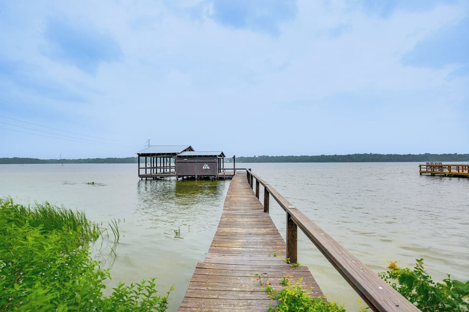 House Exterior | Boat Dock | Lake Fork Access