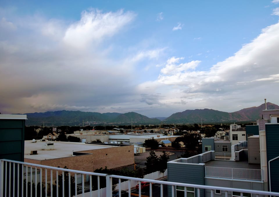 Rooftop view to the east