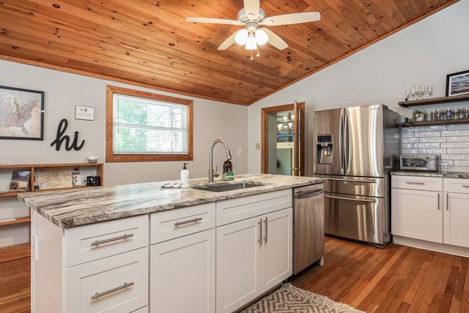 Large kitchen island
