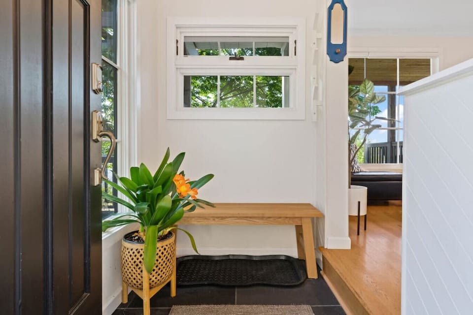 Entryway into our home - kick off your shoes & enjoy!