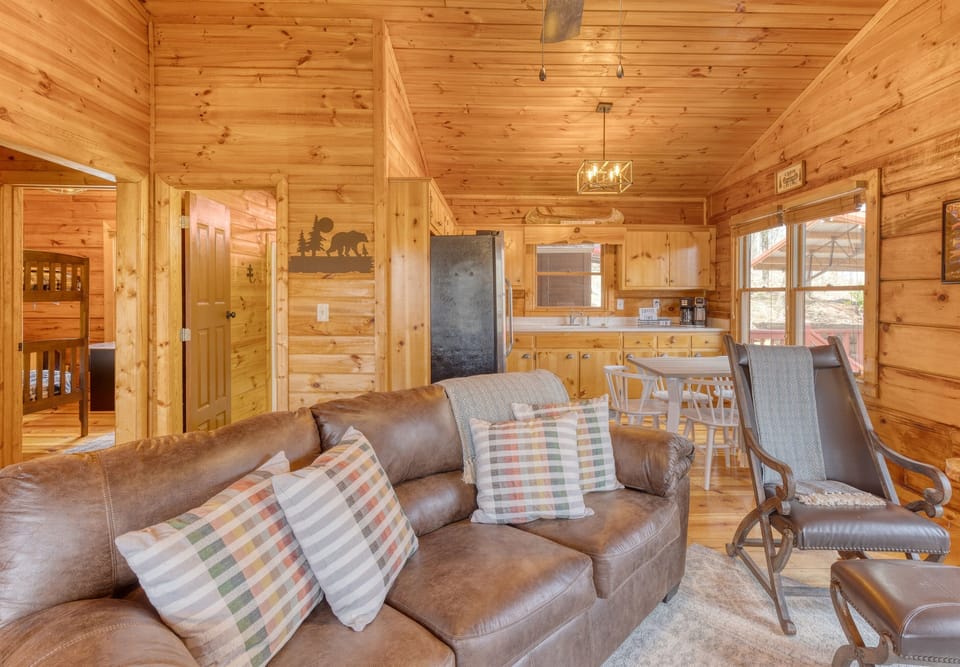 Open concept Dining and Living Room