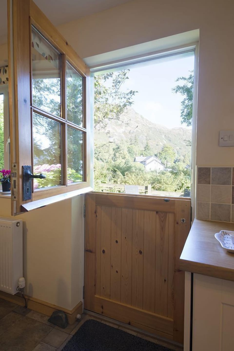 Mountain view from Yewdale Cottage in Coniston