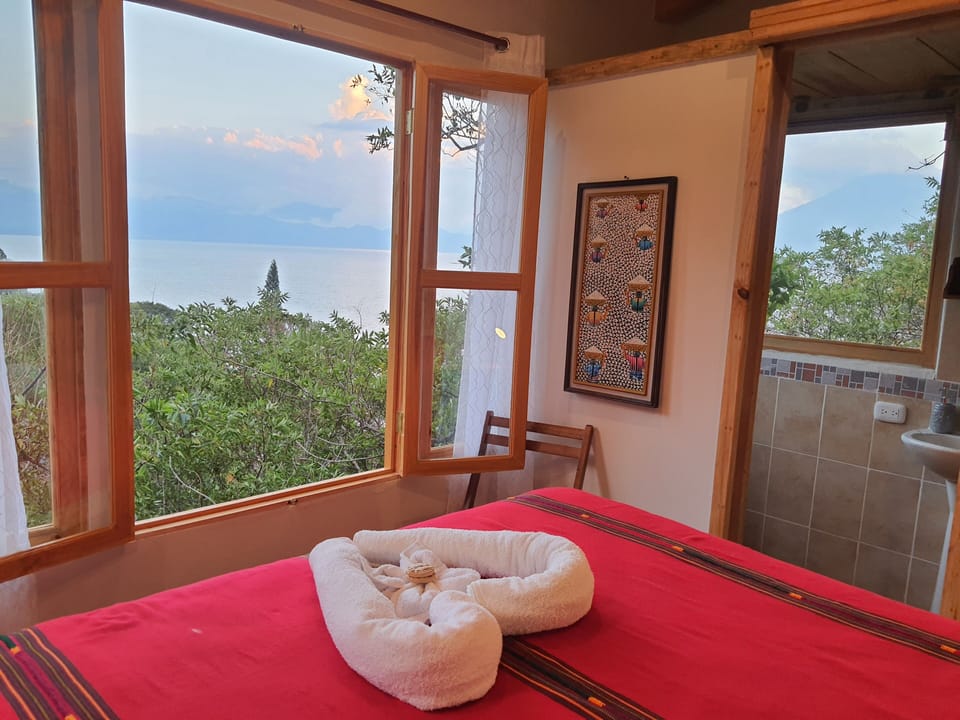 Room with lake view from your bed