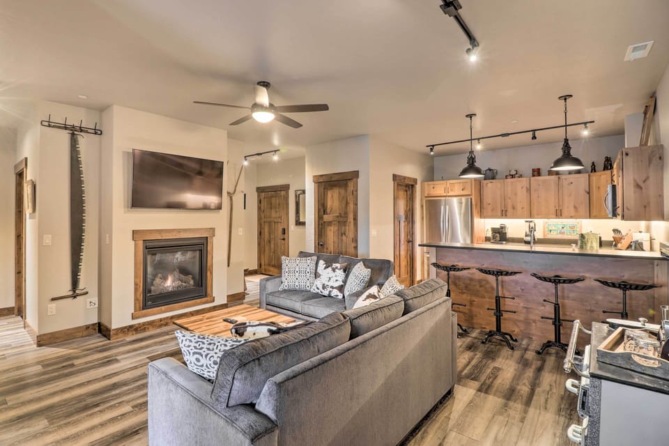 Living Room | Kitchen | Central A/C + Heating