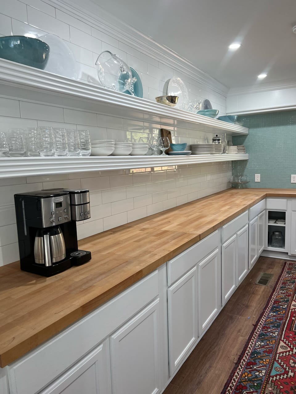 Fully stocked kitchen 
