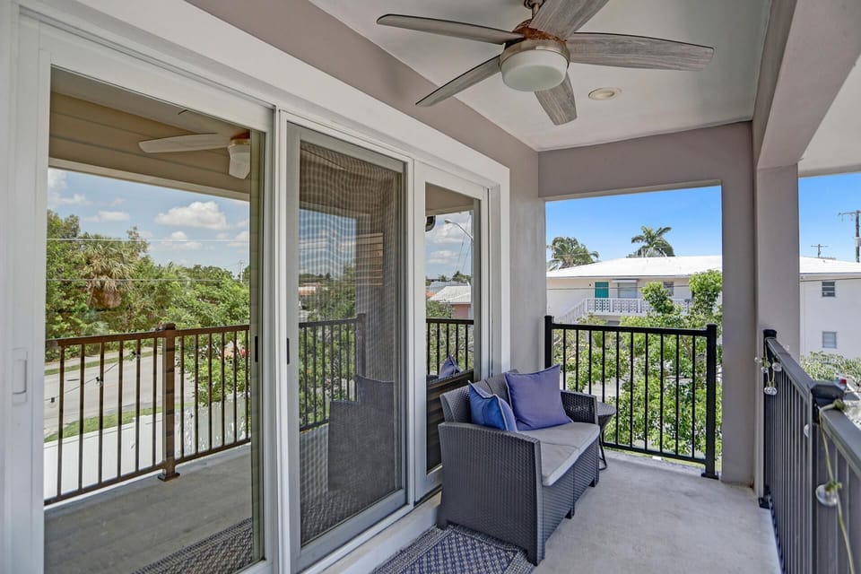 Master bedroom private balcony