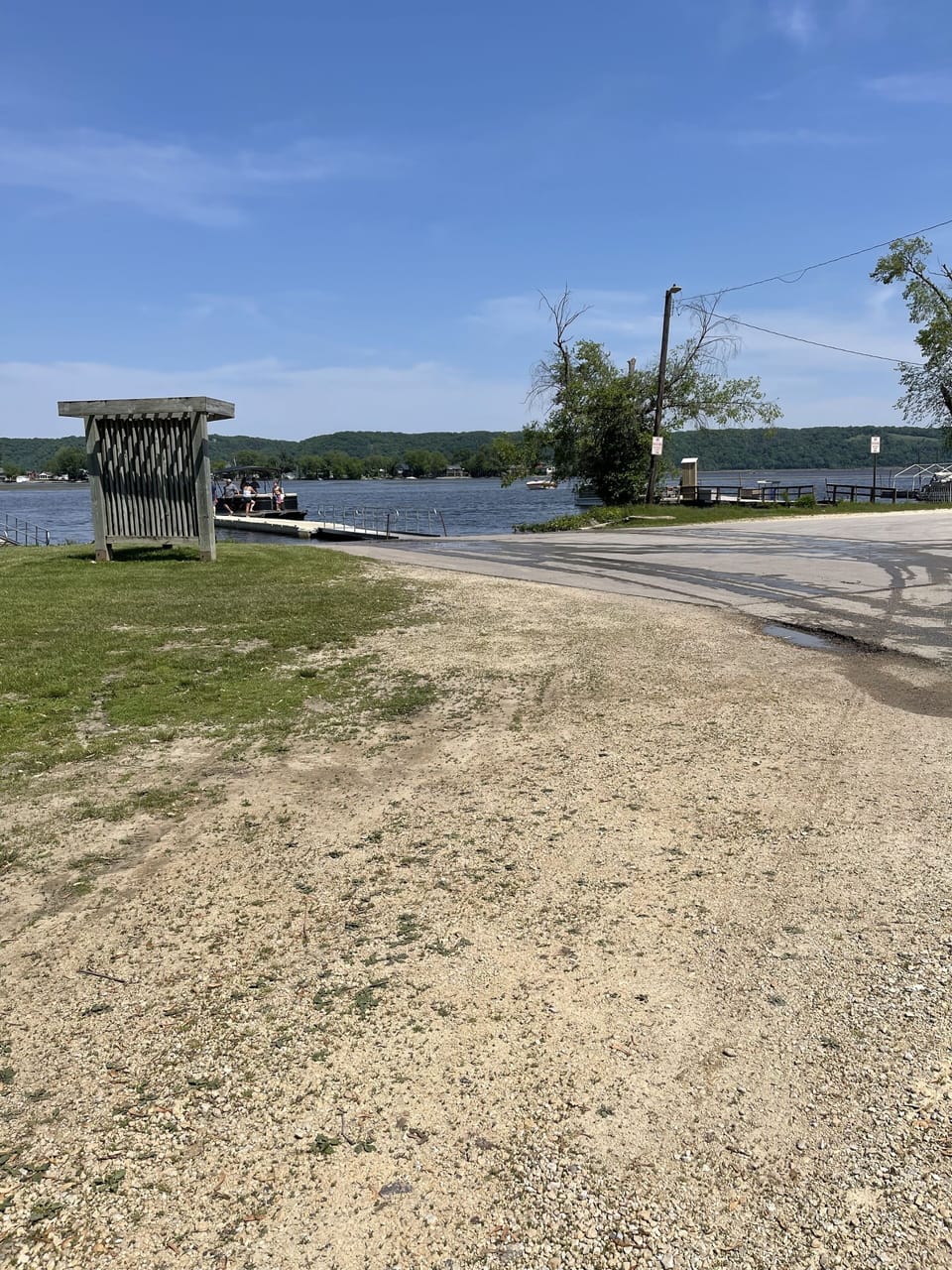 North marina above the dam