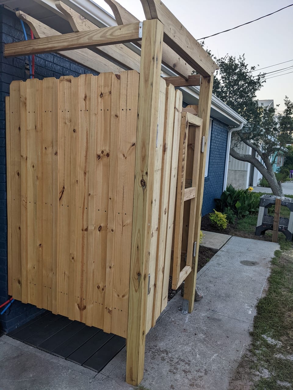 Outdoor shower 