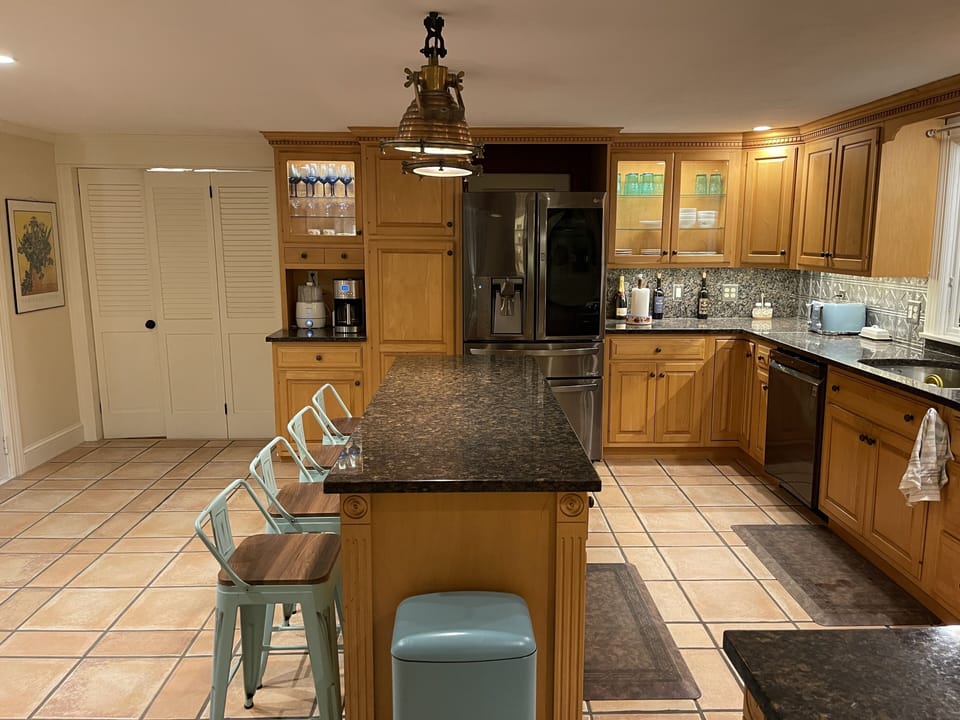 Kitchen at night