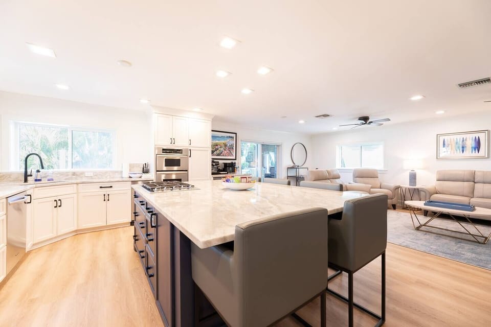 Remodeled kitchen
