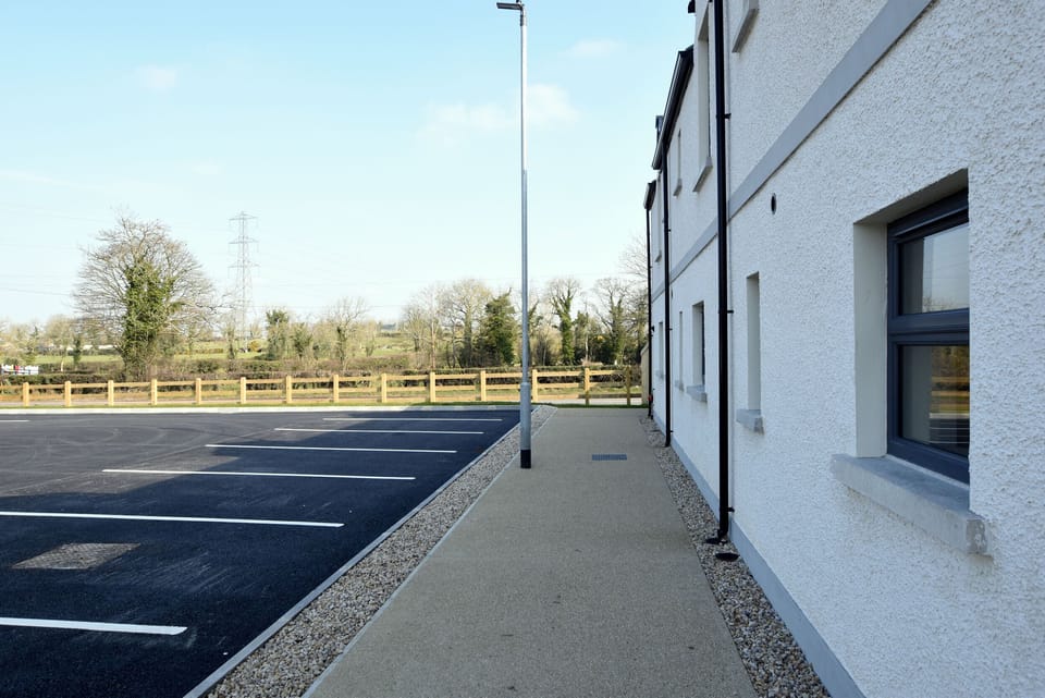 Ample on site parking