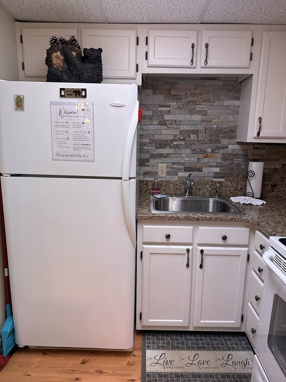 Appliance, Refrigerator, Sink, Indoors, Sink Faucet
