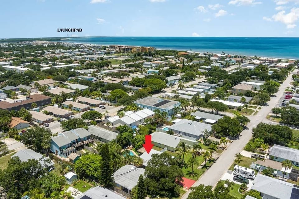 Aerial of Location of Home to Launchpad