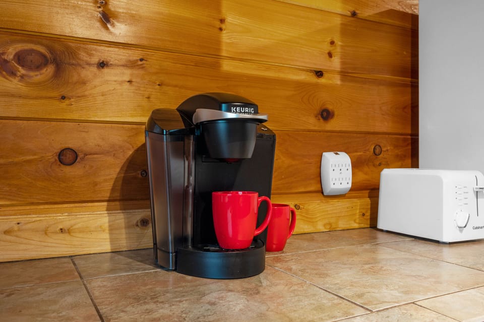 Keurig for your morning coffee. Bring your favorite k-cups. 
