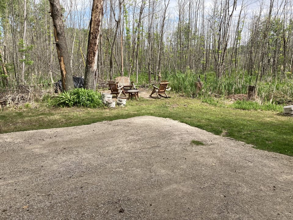 Fire pit/parking
