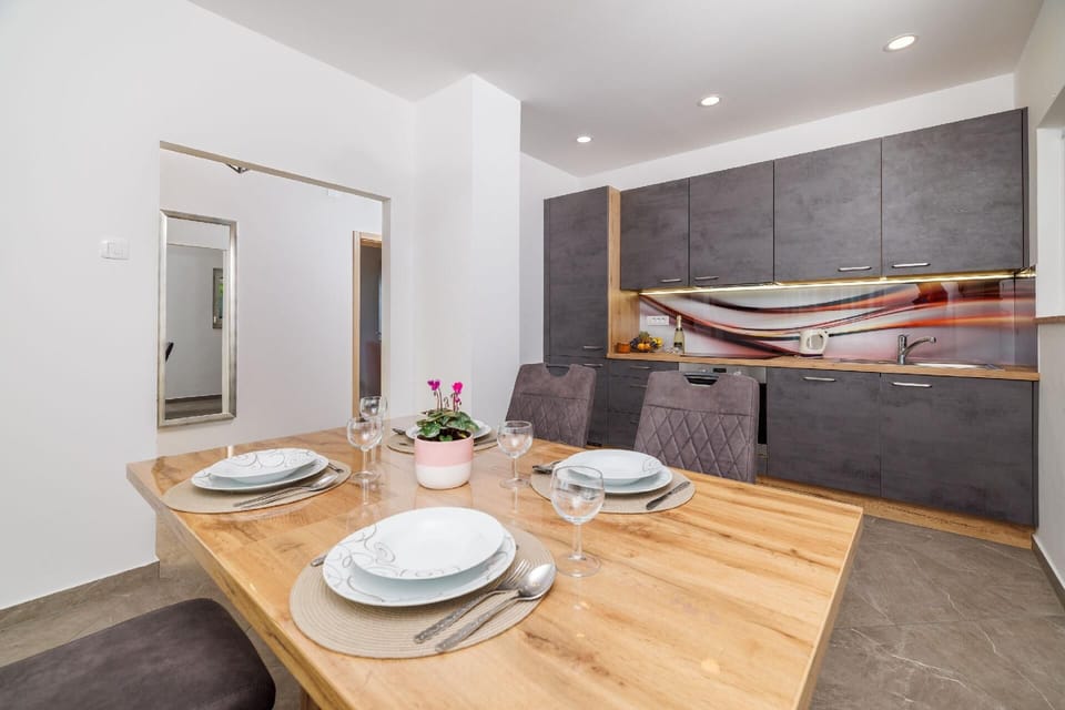kitchen with dining room