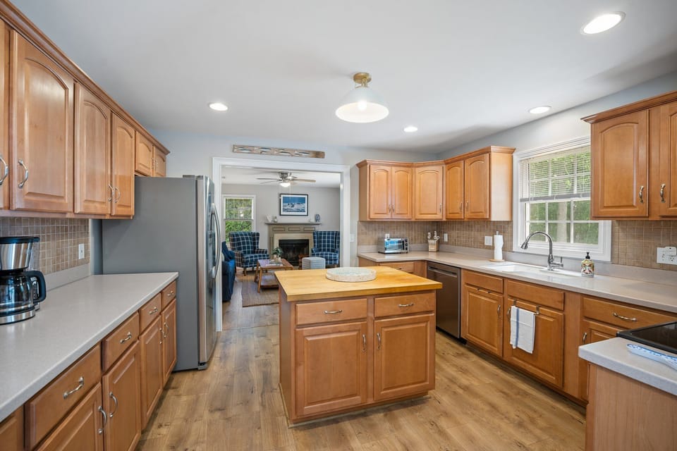 Fully-equipped kitchen.