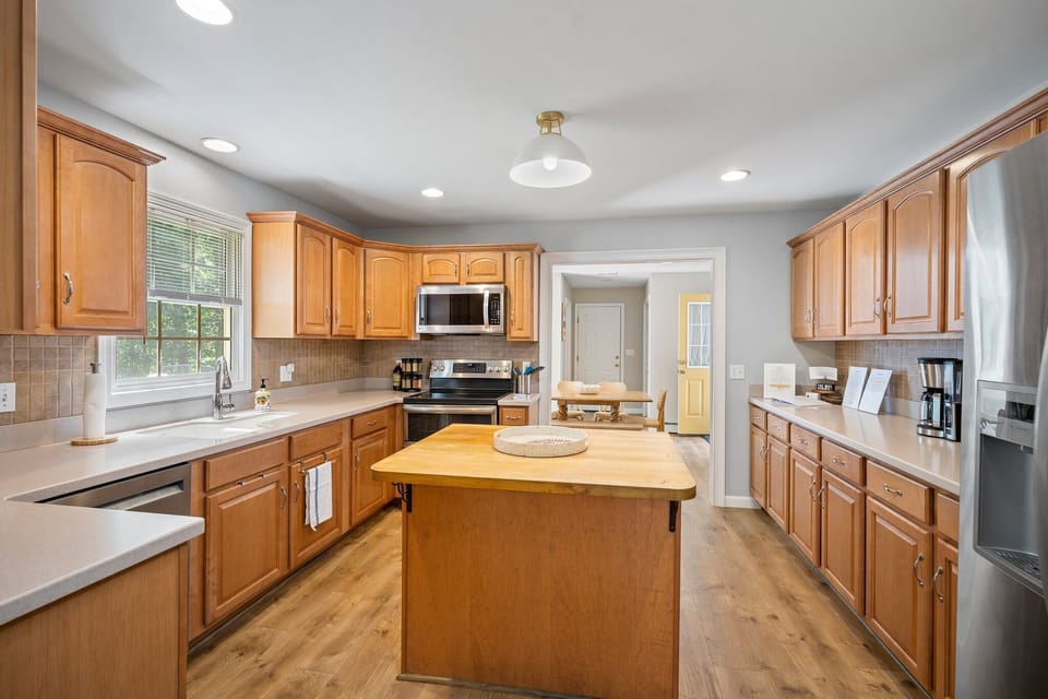 Fully-equipped kitchen.