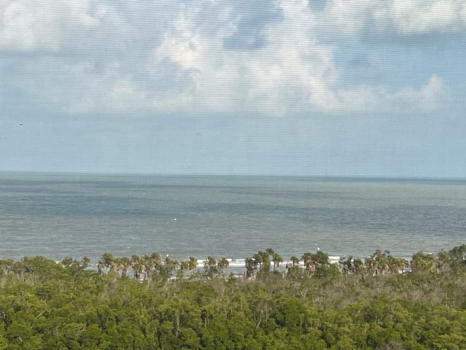 View from the lanai...north towards Barefoot Beach
