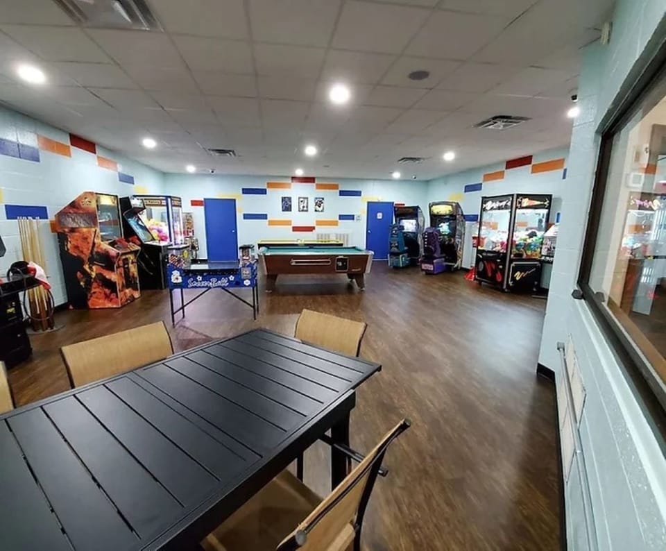 Community arcade at the rec center available with purchase of amenity pass.