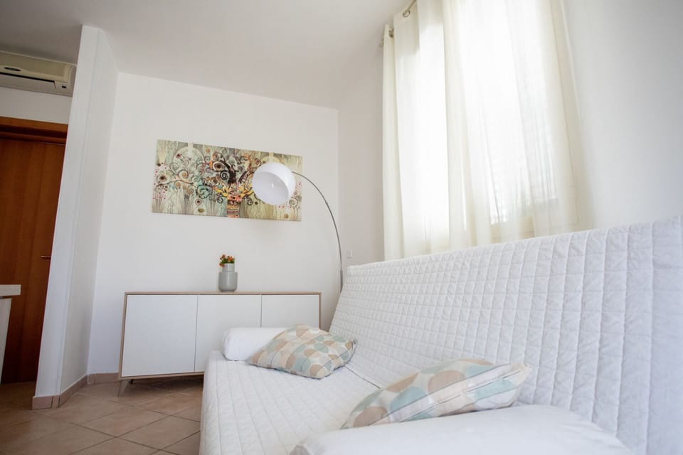 Living room with kitchenette