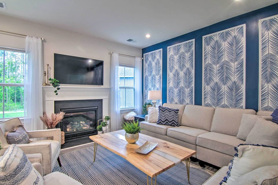 Millville Vacation Rental | 4BR | 3BA | 2 Steps Required to Enter