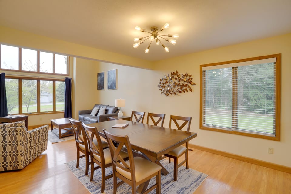Dining Area | Dishware/Flatware | High Chair | Trash Bags/Paper Towels