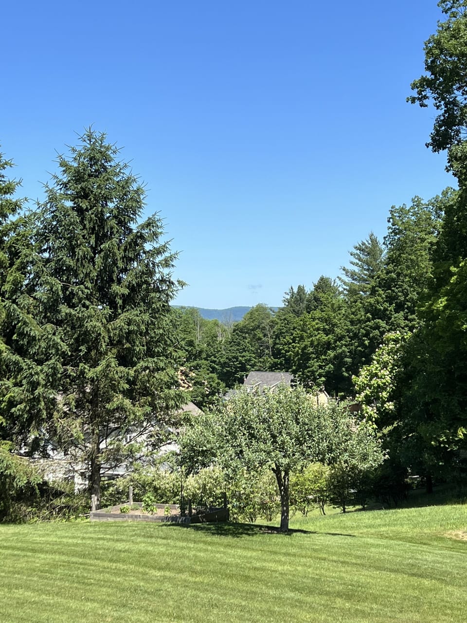 Beautiful view from the deck looking toward Lenox.
