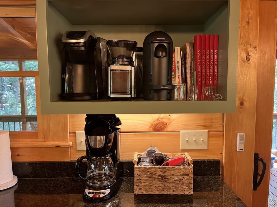 Coffee Station Complete with Nespresso ,Keurig, and Drip Coffee Maker
