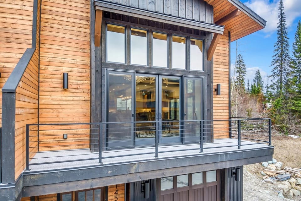 Walkout to wrap around balcony on the main floor to take in the alpine views and watch skiers come down the ski run "Inspiration"
