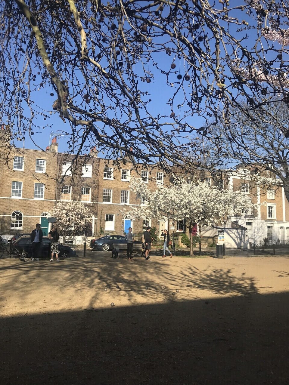 My flat is just off of this lovely square - head here for a game of pétanque!