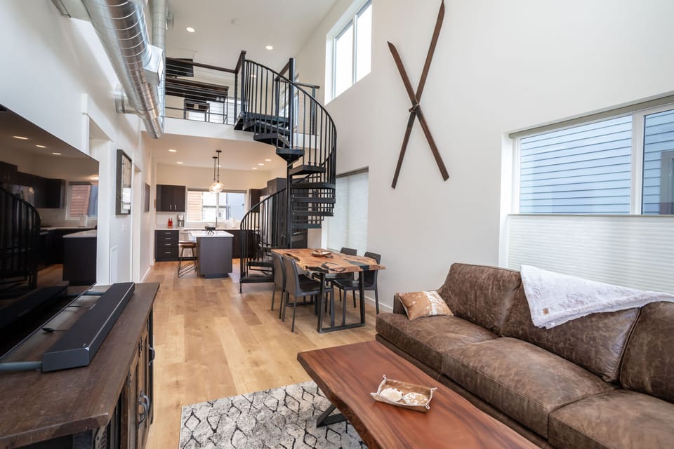 The open-concept living area is perfect for entertaining | Main Level