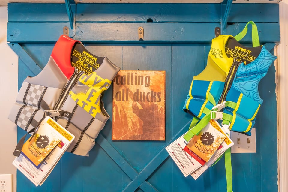 Lifejackets available for use