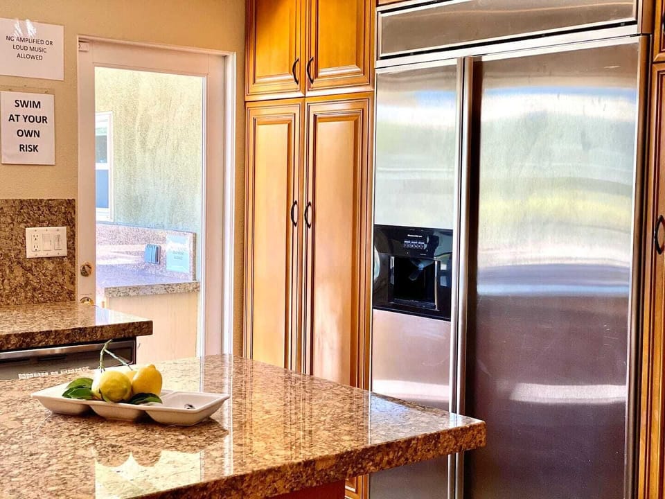 The kitchen is large and has everything we think you need!