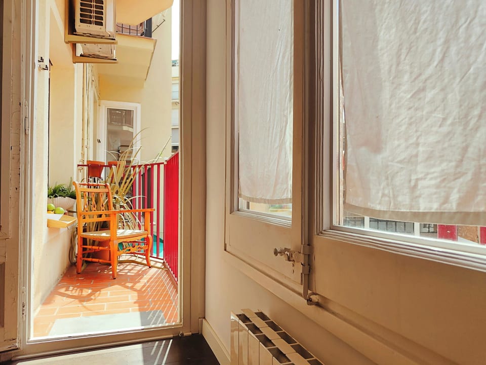 Small and luminous private balcony