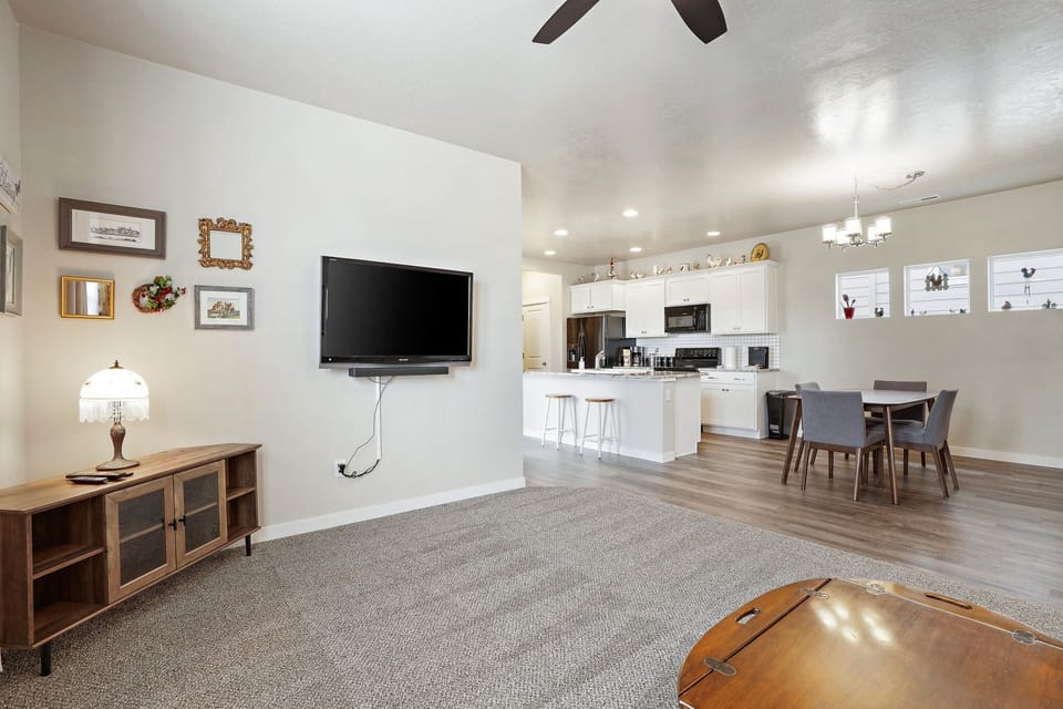 Living room with Smart TV