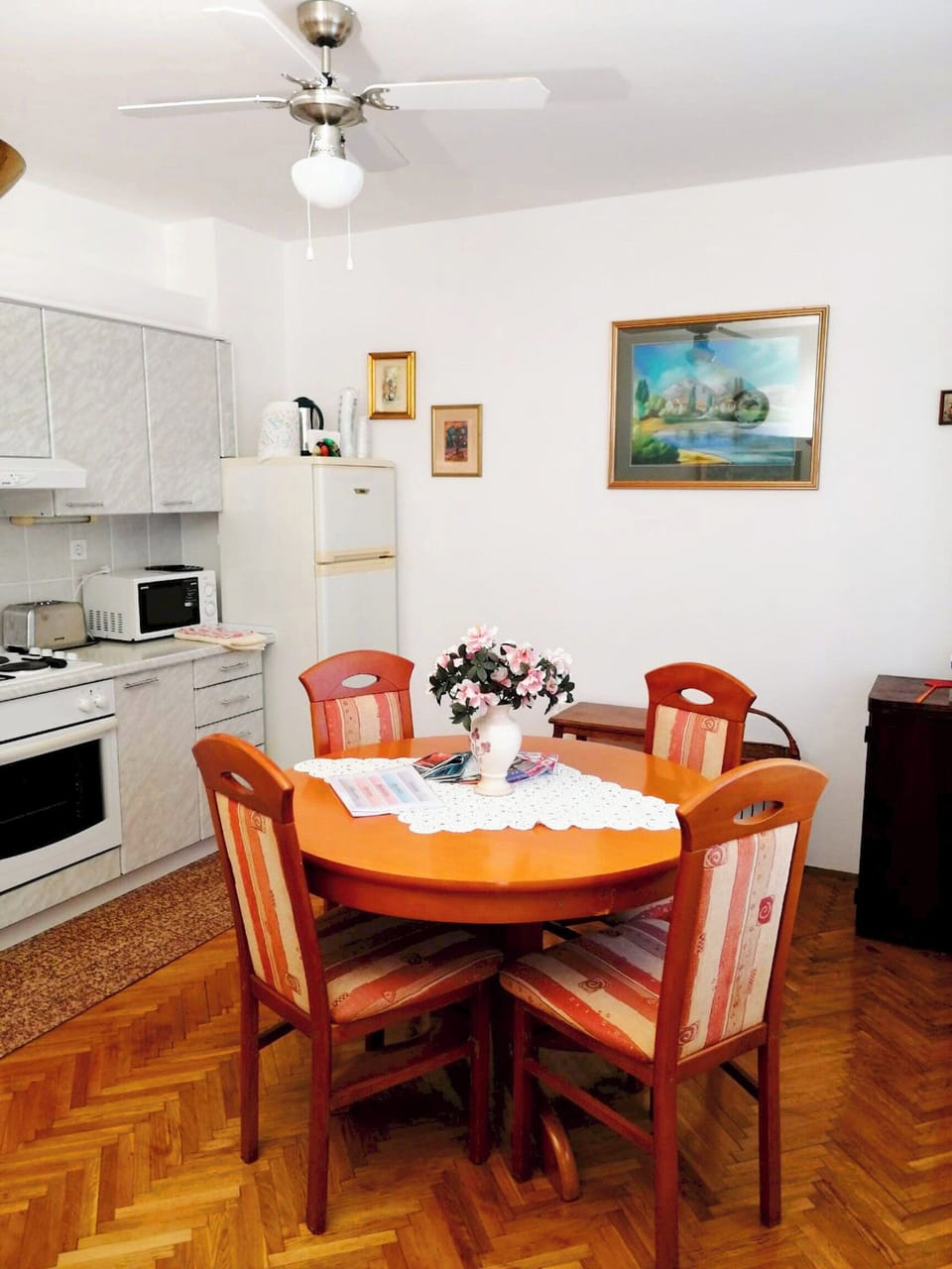Kitchen with dining area