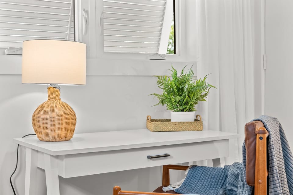 Take care of a few emails without leaving your room