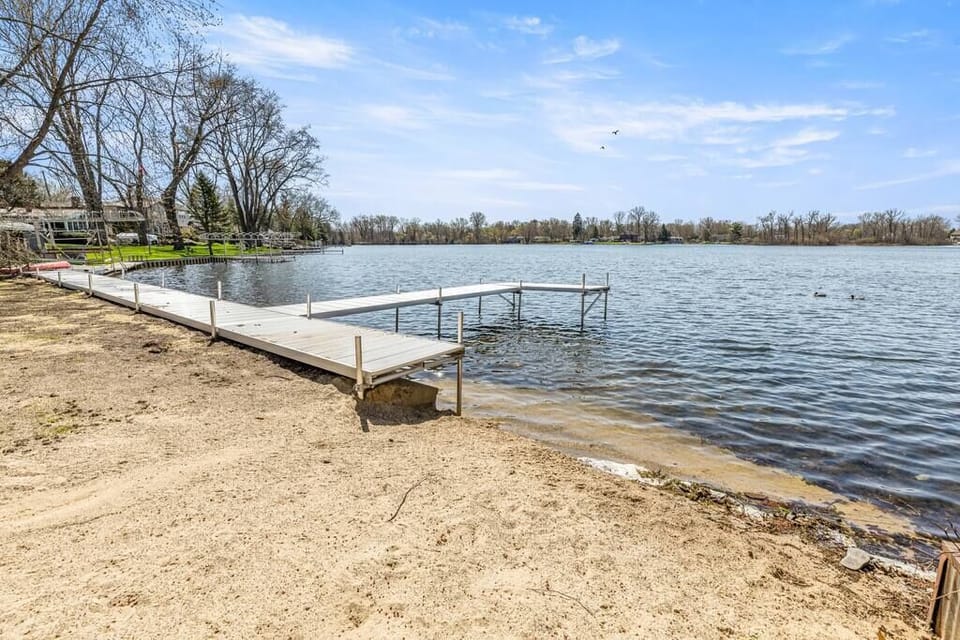 Beach and Private Dock