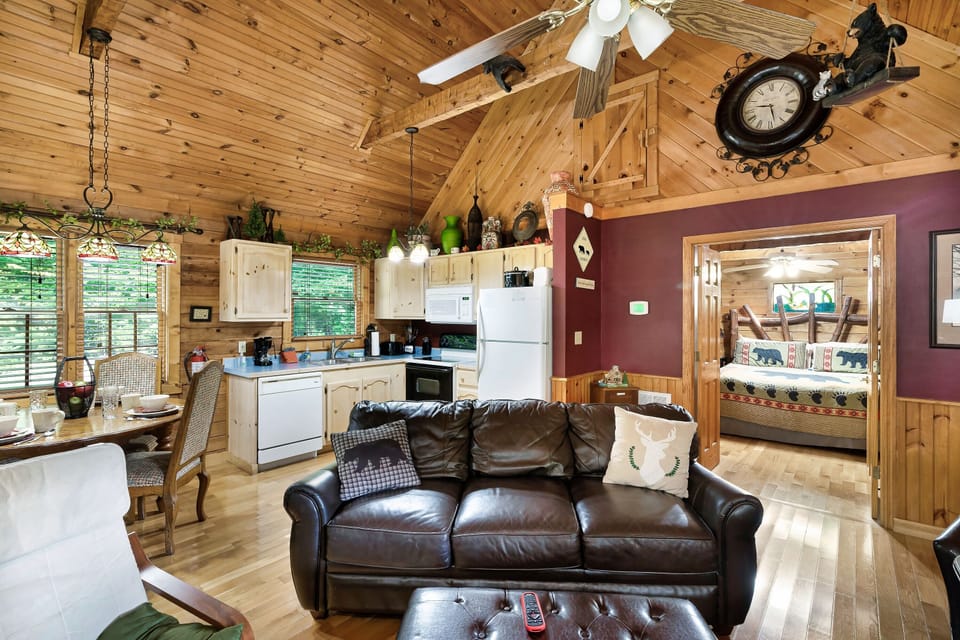 Living room with sofa sleeper